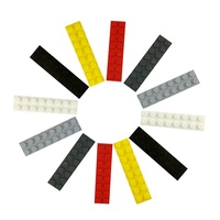 N°3034 Plaque 2x8 en plastique, accessoires de bricolage, briques de construction en vrac pour jouets