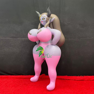 Grande poupée gonflable sexy rose pour homme, personnalisée, en forme de personnage de dessin animé - Product Image 2