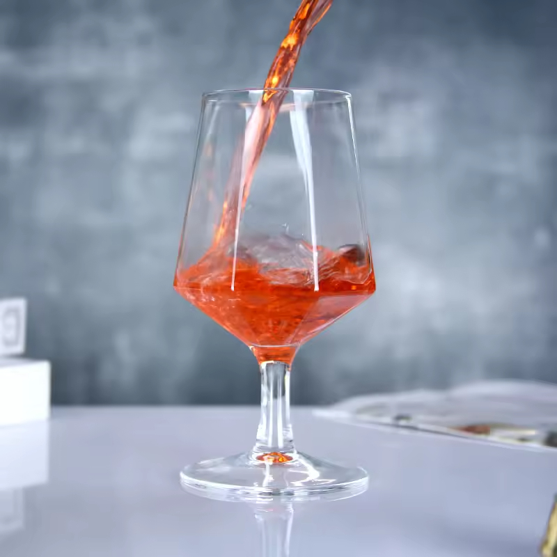 TOPSION Best Selling Red Wine Goblet Glass - Classic Luxury Crystal Barware