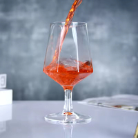 Meilleure vente verre à vin rouge verre personnalisé classique de luxe sublimation cristal barre bière accessoire verre