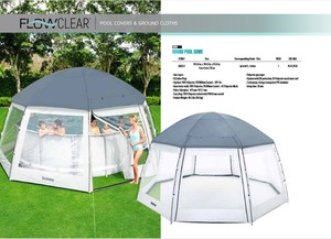 Bestway 58612 bán chất lượng tốt hồ bơi Lều che mưa và mặt trời bảo vệ lều - Product Image 3