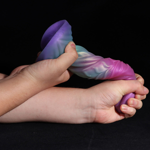 Nouveau coloré <span class=keywords><strong>Art</strong></span> godemichet <span class=keywords><strong>Anal</strong></span> fétiche exotique sexuel liquide Silicone fantaisie gode courbe pénis Alien <span class=keywords><strong>Anal</strong></span> jouets sexuels pour hommes femmes - Product Image 5