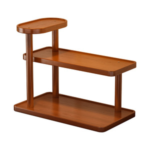 Estante de Almacenamiento de Escritorio, Estante de Exhibición de Tres Niveles para Uso Doméstico, Estante para Tazas de Té, Organizador de Artículos Esenciales para el Hogar - Product Image 5