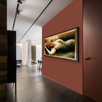 Affiche numérique en gros : Peinture murale décorative pour chambre d'hôtel, motif fille sexy nue