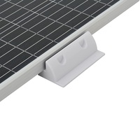 Corigy Supports de montage de panneau solaire Kit de support d'angle ABS 7PCS pour bateau