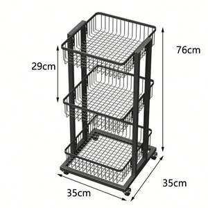 Panier à snacks en métal, présentoir de bonbons au sol, panier métallique à snack, présentoir de supermarché - Product Image 1