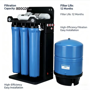 ระบบกรองน้ำดื่มแบบออสโมซิสผันกลับ (Reverse Osmosis) รุ่น Commercial 200GGP-800 GPD พร้อมระบบทำความสะอาดตัวเอง สำหรับใช้ในครัวเรือนและโรงแรม  กำลังการผลิตน้ำ 800 GPD - Product Image 1