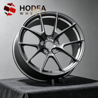 Jantes forgées Custom VS5RS 17/18/19/20/21/22 pouces 5 trous, finition gunmetal mat, pour BMW, Audi, Tesla, Toyota, tous modèles berlines et électriques.