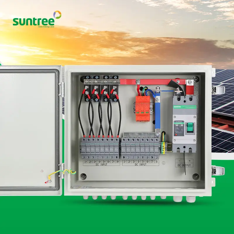 125A 1000V DC 8 в 1 out фотогальванические струны, комбайнер коробка SAA TUV CE IEC ISO стандарт
