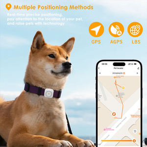 Dispositif de suivi des animaux de compagnie avec capteur de vibration, alarme de géolocalisation par satellite, historique d'itinéraire et géolocalisation, fournitures de sécurité et pour animaux - Product Image 6