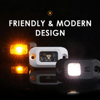 Feux LED personnalisables en gros, ambre/blanc, garantie 2 ans, pour véhicules tout-terrain, VTT, camping-car, remorque, éclairage de toit, UTV