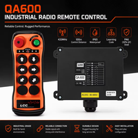Télécommande radio industrielle sans fil LCC QA600 pour pont roulant, étanche IP68, certifiée CE