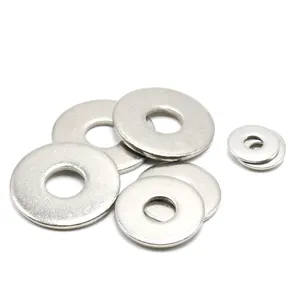 Factory Price DIN125 Plain Washer Stainless Steel 304/316 M10/M12/M20 Custom All Size Flat Washer