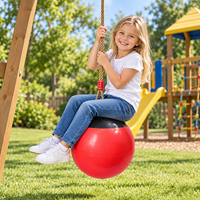 ROPECUBE Ballon de balançoire moderne gonflable, durable, résistant aux déchirures, séchage rapide, coussin pour enfants, entraînement sensoriel intérieur/extérieur