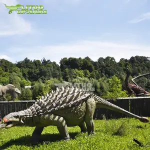 Ukuran Hidup Animatronik Dinosaurus Realistis Ankylosaurus