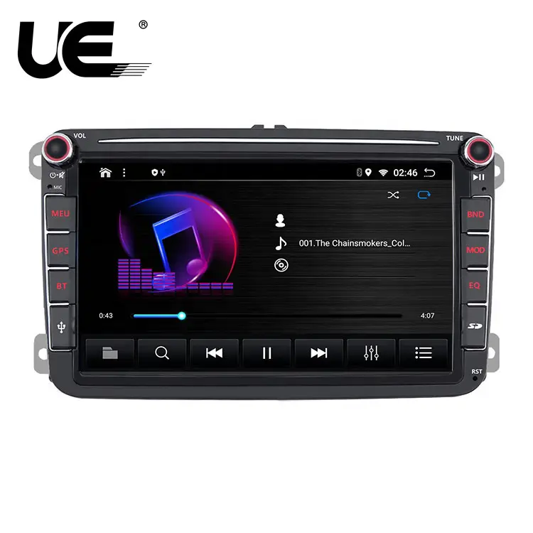 Gps navigasyon multimedya sistemi Autoradio Android araç Dvd oynatıcı Video oynatıcı radyo ile Vw Amarok için araba radyo