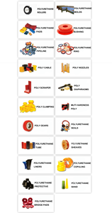 מפעל מותאם אישית ניילון לב ברזל חומר polyurethane bushings גומי מומנט בושה טריילר משאית ברשה - Product Image 6