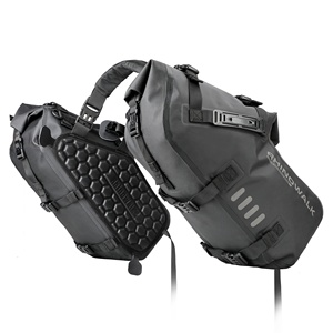 Alforja <span class=keywords><strong>Impermeable</strong></span> Rhinowalk de 28 Litros para Aventura en Motocicleta, Paquete Doble de Alta Calidad para Asiento de <span class=keywords><strong>Moto</strong></span> - Product Image 1