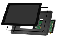 IXHUB Pantalla LCD integrada TN de 10,1 pulgadas con resolución de 800x1280 para hoteles Restaurantes Robots de nueva energía