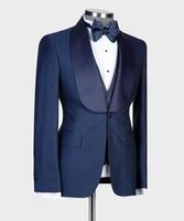Costume trois pièces pour homme 2026 avec fente arrière, modèles de manteau et pantalon, costumes de mariage, smoking, ensemble de costumes de mariage formels pour homme