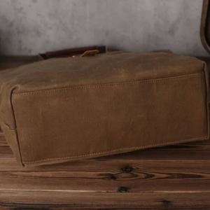 Bolsos Tote de Lona Encerada Personalizados para Mujer, con Cierre, Impermeables, Duraderos, Grandes, para el Hombro, Portátiles, para Viajes, Playa y Compras - Product Image 4