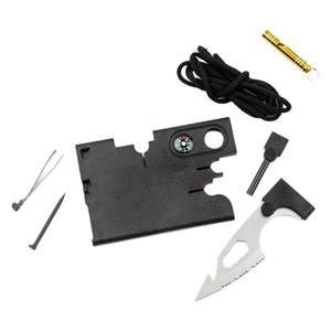 Navaja suiza multifuncional para acampar al aire libre, herramienta combinada 18 en 1, navaja tipo tarjeta, equipo de supervivencia portátil tipo tarjeta. - Product Image 5