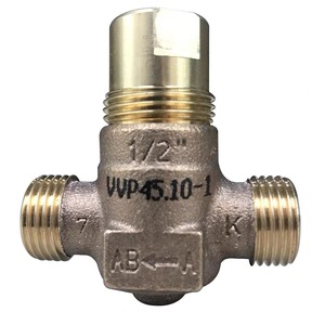 VVP45.10 Válvula de Asiento de Bronce de 2 Puertos con Rosca, PN16, DN10, Kvs hasta 1.6 M³/h, Carrera de 5.5 mm, 1-110.C, para HVAC - Product Image 3