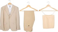 Cintres en bois couleur naturelle personnalisés pour vêtements, style OEM, 44cm - 30 pièces