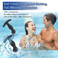 3 Ensembles de Plugs Anaux en Silicone Noir, Souples et Flexibles, pour Plaisir Anal Homme Femme, avec Grosses Perles, pour Fesses et Anus