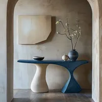 Idao - Décoration d'intérieur écologique - Tables consoles en bois massif naturel avec un design unique - Meubles en bois - Meubles d'hôtel - Designer