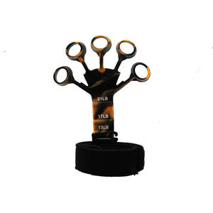 YETFUL grosir baru 5-jari kamuflase pegangan tangan silikon penguat kekuatan jari pelatih pelatih - Product Image 2