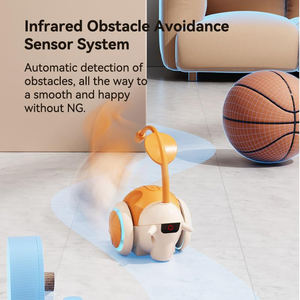 LED-Lichter Smart Interactive Cat Running Auto Teaser Spielzeug Wiederauf ladbare bewegliche Fernbedienung Katzen spielzeug - Product Image 2