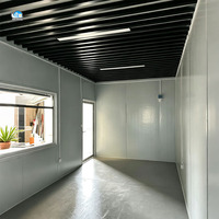 Casa Contenedor Prefabricada con Paredes de Vidrio, Personalizable de Fábrica, para Uso Residencial, Casas Contenedor Móviles en Paquete Plano