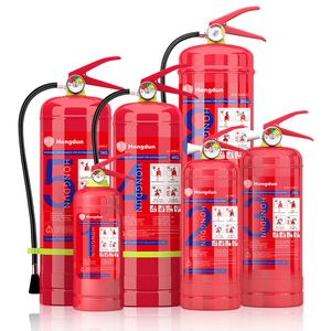 <span class=keywords><strong>Extincteur</strong></span> à poudre sèche ABC portable en acier de 6 kg pour l'<span class=keywords><strong>huile</strong></span> avec valve en laiton Classe A - Product Image 2