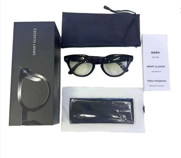 JP Smartech Smart Glasses with Dual Camera 8MP Touch Control 1200P Video Recording Anti-Shake AI Translation 16G