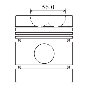 <span class=keywords><strong>4.20</strong></span> A pistone motore ALFIN 4cyl 84.45mm 0435300 350245 92772600 0432400 8752510000 93592600 0433100 350338 99629600 0435200 - Product Image 3