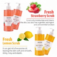 OEM ODM Klantspecifieke Fruit Douchegel Natuurlijke Biologische Hydraterende Verlichtende Body Wash Gel Private Label Huidverzorging Bad- en Douchegel