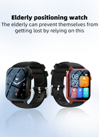 Montre connectée GPS A80 avec fonction d'appel, enregistrement des données de santé, alerte d'urgence SOS, étanche IP67