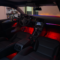 Kit d'éclairage ambiant LED 64 couleurs Galaxy pour VW Golf 7 2014-2021, ajustement OEM, ensemble complet pour amélioration intérieure