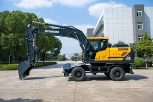 Pelle sur roues Hyundai HW210 d'occasion 21 tonnes avec moteur d'origine, moteur de pompe à composants principaux, Corée en vente Shanghai - Product Image 4