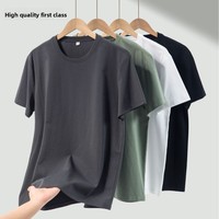 T-shirt basique vierge respirant 230g de première qualité, toucher frais, en Sorona, coupe droite, personnalisable avec logo imprimé