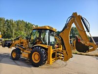 Retroexcavadora Usada 4x4 Original Cat 420F, Cargadora Multifunción con Tracción en las Cuatro Ruedas, Maquinaria a Bajo Precio en Venta