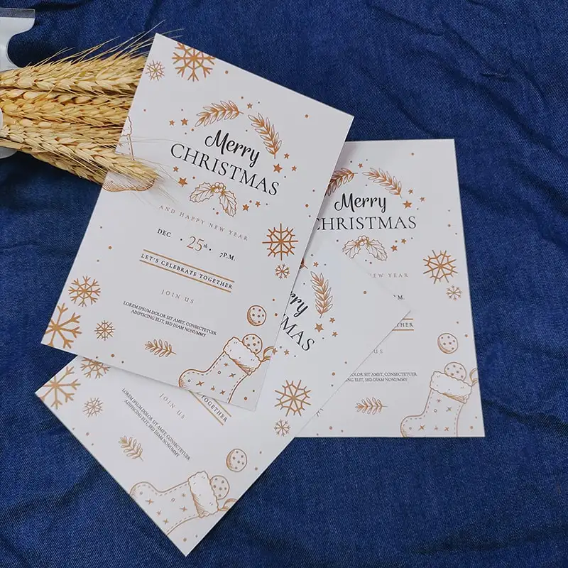 Tarjeta postal de boda Shanli, tarjetas de visita con modelos de logotipo, tarjeta de agradecimiento hecha a mano