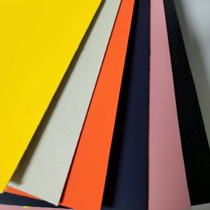 <span class=keywords><strong>Cuir</strong></span> artificiel gaufré en PU durable, avec support tissé, pour chaussures, meubles, sacs, grain de litchi, résistant aux taches - Product Image 3