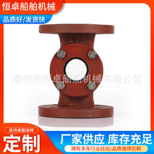 Capteurs de débit de fluide en acier inoxydable et fonte sur mesure, accessoires de vanne mécanique pour applications marines - Product Image 2