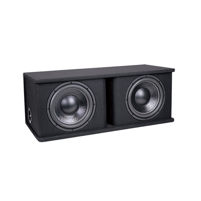Fashionable Double Subwoofer 12 Inch in Box RMS 500W Subwoofer Car Audio Enclosure