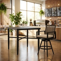 Meubles d'extérieur, ensemble de table à manger de luxe, ensemble de table et de chaises de bar, ensemble de canapé d'extérieur