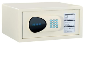 Coffre-fort électronique portable mini pour hôtel — Coffre-fort numérique et à clé avec compartiment de rangement dissimulé - Product Image 3