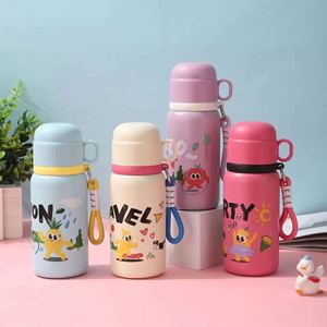 316 Stainless Steel Insulated Water Bottle Pop-Up Lid Portable Thermal Bottle <b>Large</b> Capacity Food Grade Travel Mug - Product Image 1