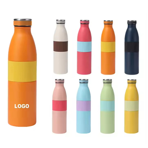 High Quality Custom Logo 20oz Vacuum Thermal Sports <b>Water</b> <b>Bottle</b> <b>Car</b> Tumbler with Silicone Sleeve - Product Image 1
